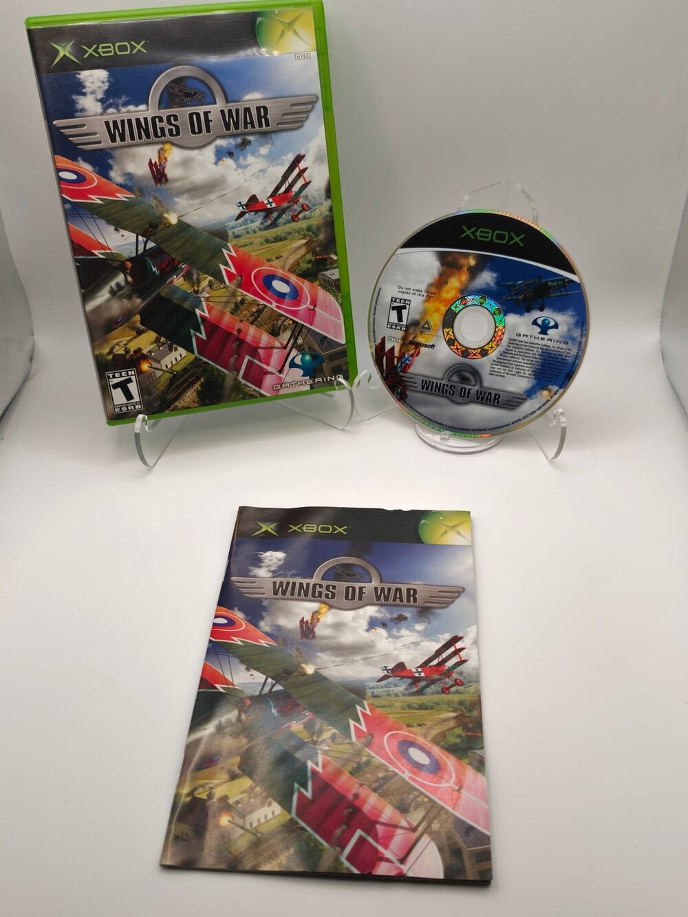 Wings of War Original Xbox CIB Complete WWI Flight Combat